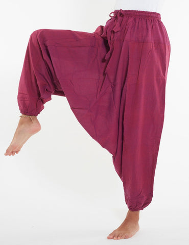 Comfy Harem Pants - Red