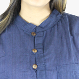 Navy blue Kurtha