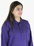 Purple Casual Kurtha