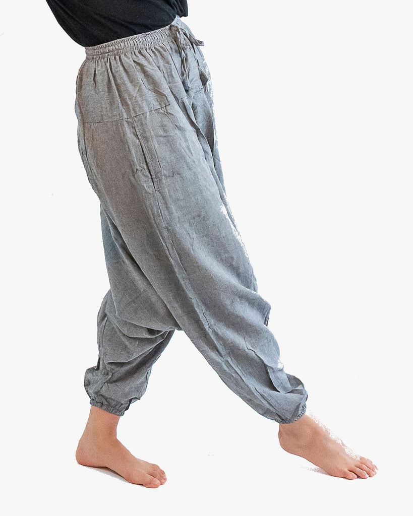 Comfy Harem Pants - Gray – himaoriginals