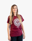 Red T-Shirt With Mandala Symbol