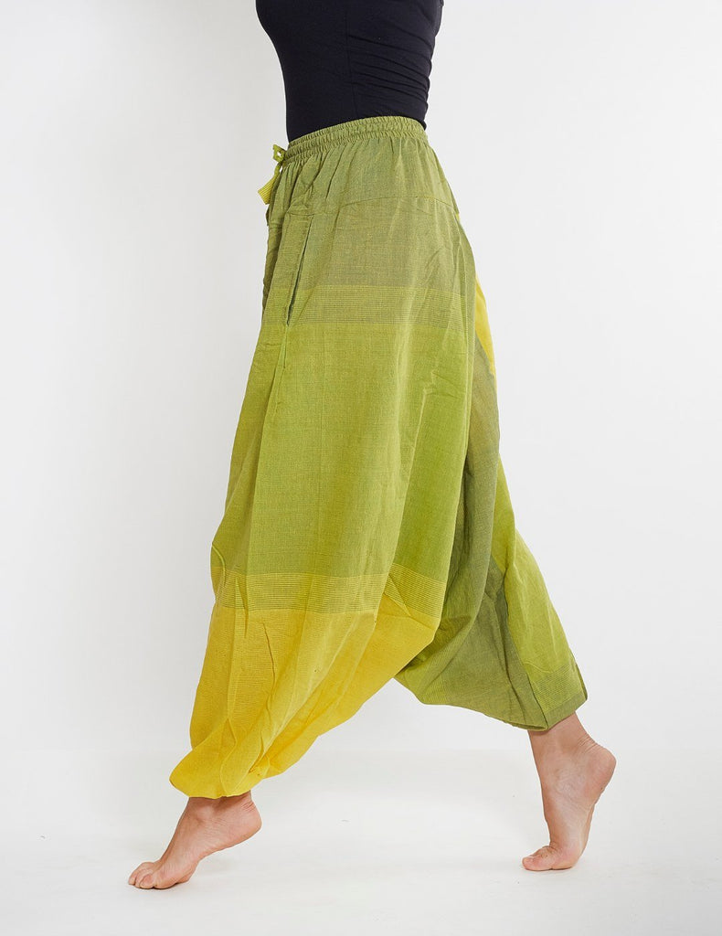 Belly Dance Shiny Lycra Harem Pants With Side Slits | MUITOSEI - 24.99 USD  – MissBellyDance