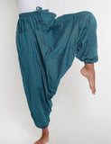 Comfy Harem Pants - Deep Blue