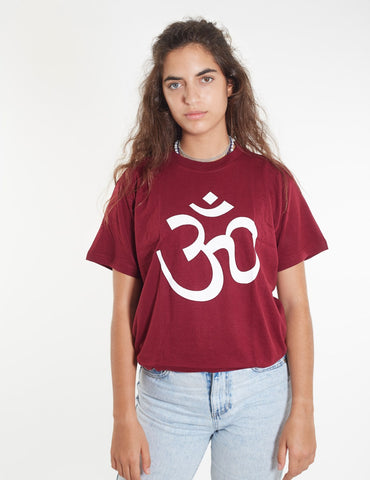 Red T-Shirt With Ohm Symbol