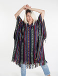 Washed Gheri Poncho