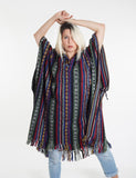 Washed Gheri Poncho