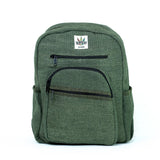 Green Color Hemp Backpack