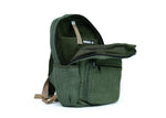 Green Color Hemp Backpack