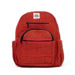 Red Color Hemp Backpack