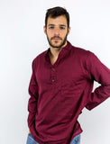 Maroon Lightweight Kurta