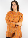 Orange Stripe Kurtha