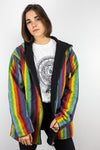 Special Multi Stripe Gheri Polar Fleece Jacket