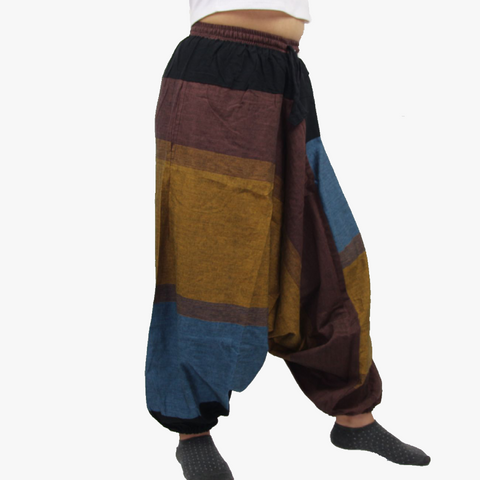 Comfy Harem Pants - multi  stripe