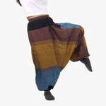 Comfy Harem Pants - multi  stripe