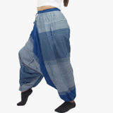 Comfy Harem Pants - LightBlue & SkyBlue Stripe