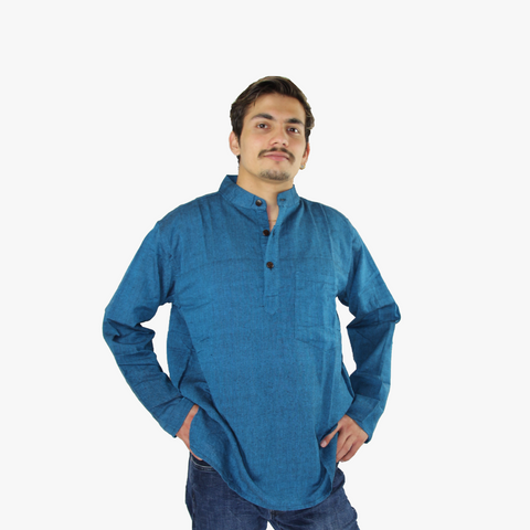 Sky Blue Casual Kurtha