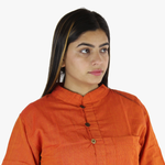 Plain Orange Kurtha