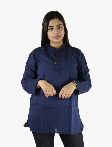 Navy blue Kurtha