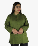 Khaki Green Kurtha